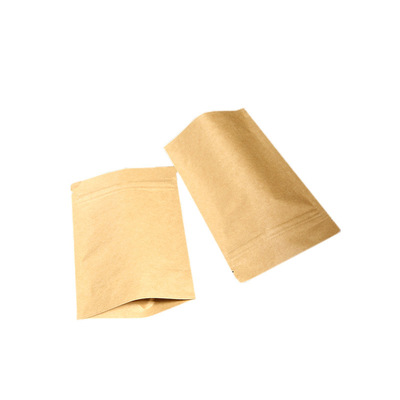 现货牛皮纸袋红枣干果包装袋直立自封拉链袋尖底内镀铝箔食品袋