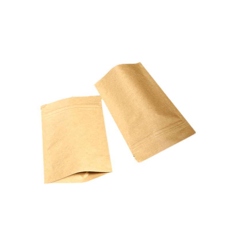 现货牛皮纸袋红枣干果包装袋直立自封拉链袋尖底内镀铝箔食品袋