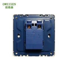 Two-hole socket concealed battery car charging socket 2 holes two-hole socket charging pile socket manufacturer wholesale