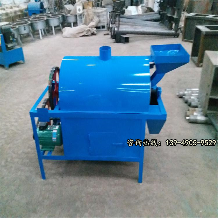 油坊榨油专用滚筒式炒锅 全自动滚筒式花生菜籽炒籽机厂价直销