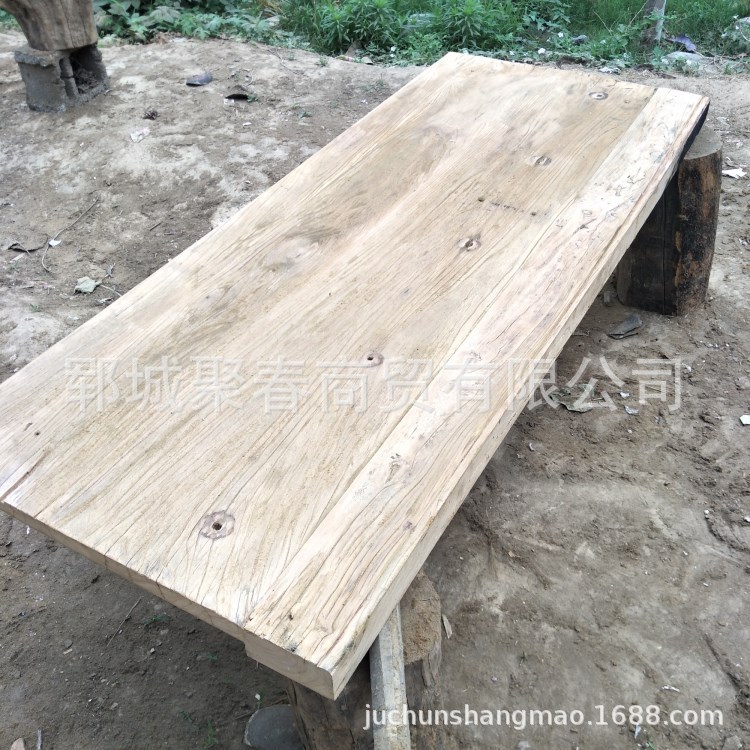 民间回收老榆木旧门板 老榆木板材 可加工定制家具