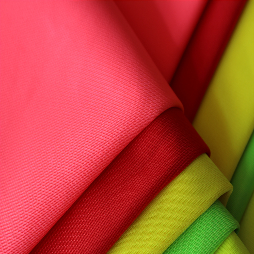 现货反光背心面料 荧光黄 荧光橙 荧光绿