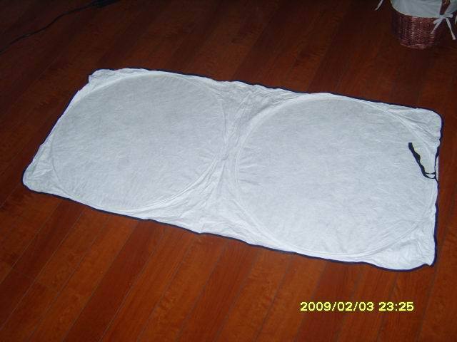 Sun visor double ring sun protection and heat insulation car sun visor gift promotion professional printing LOGO