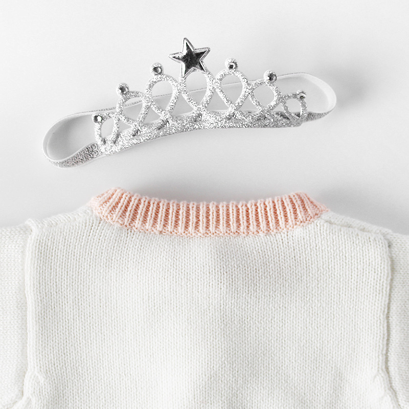 Ins tavaszi őszi csecsemő gyermek férfi és női babakészlet zsebkabát + gyapjú kötött lánctalpas ruhák_voghion.com