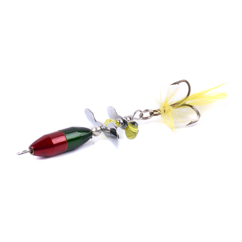 5 PCS Metal Blade Baits Spinner Baits Fresh Water Bass Swimbait Tackle Gear