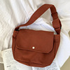 Phone bag for leisure, retro one-shoulder bag, Korean style