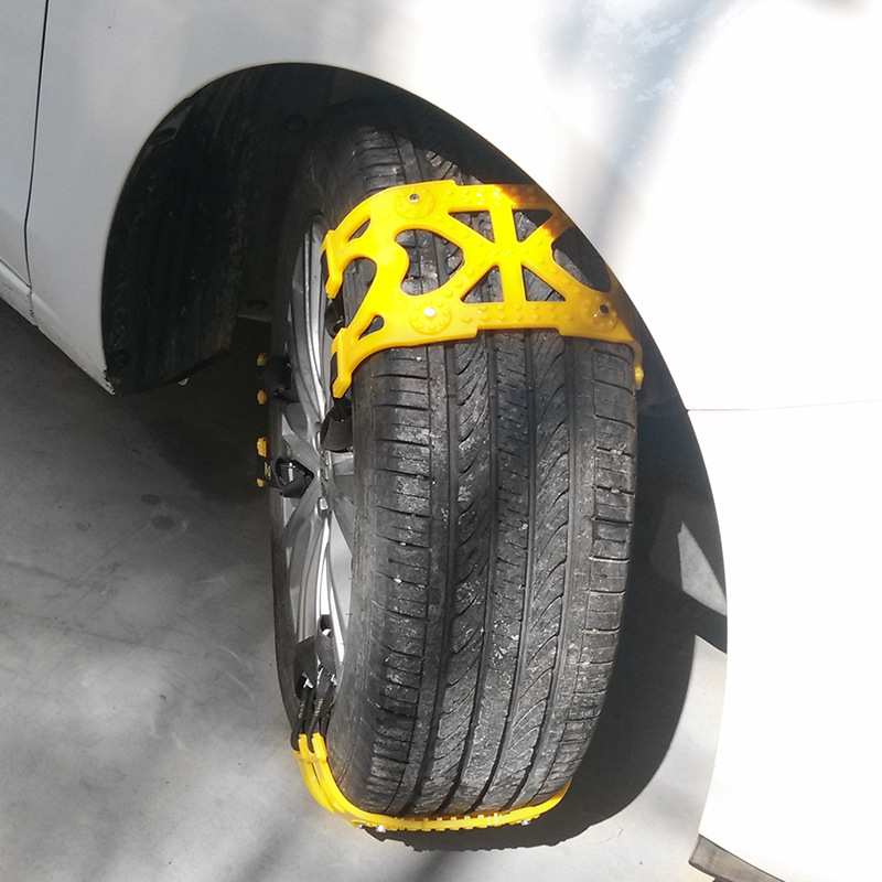 汽車心形輪胎防滑鏈 雪地汽車用品汽車輪胎雪地防滑鏈條6條R-1537