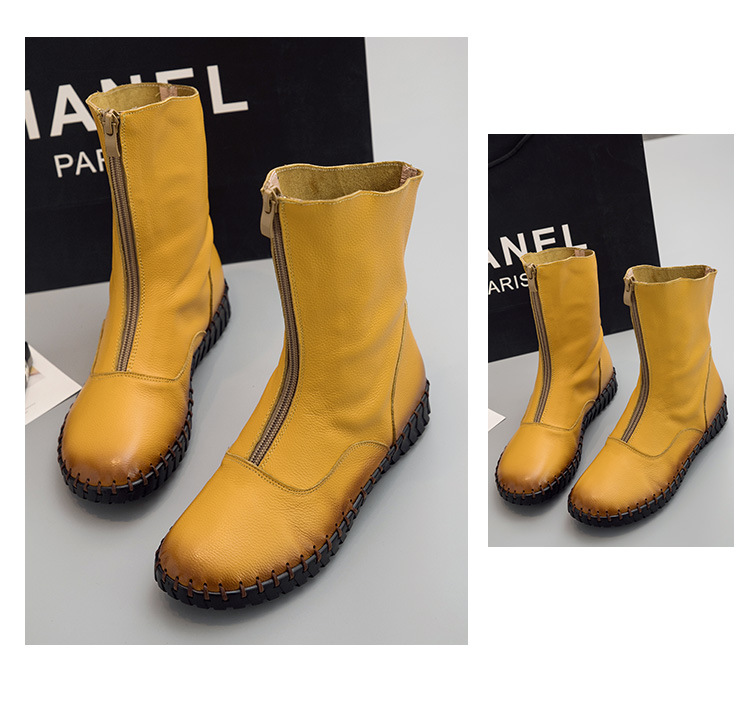 Bottes femme en En cuir - Ref 3354787 Image 36