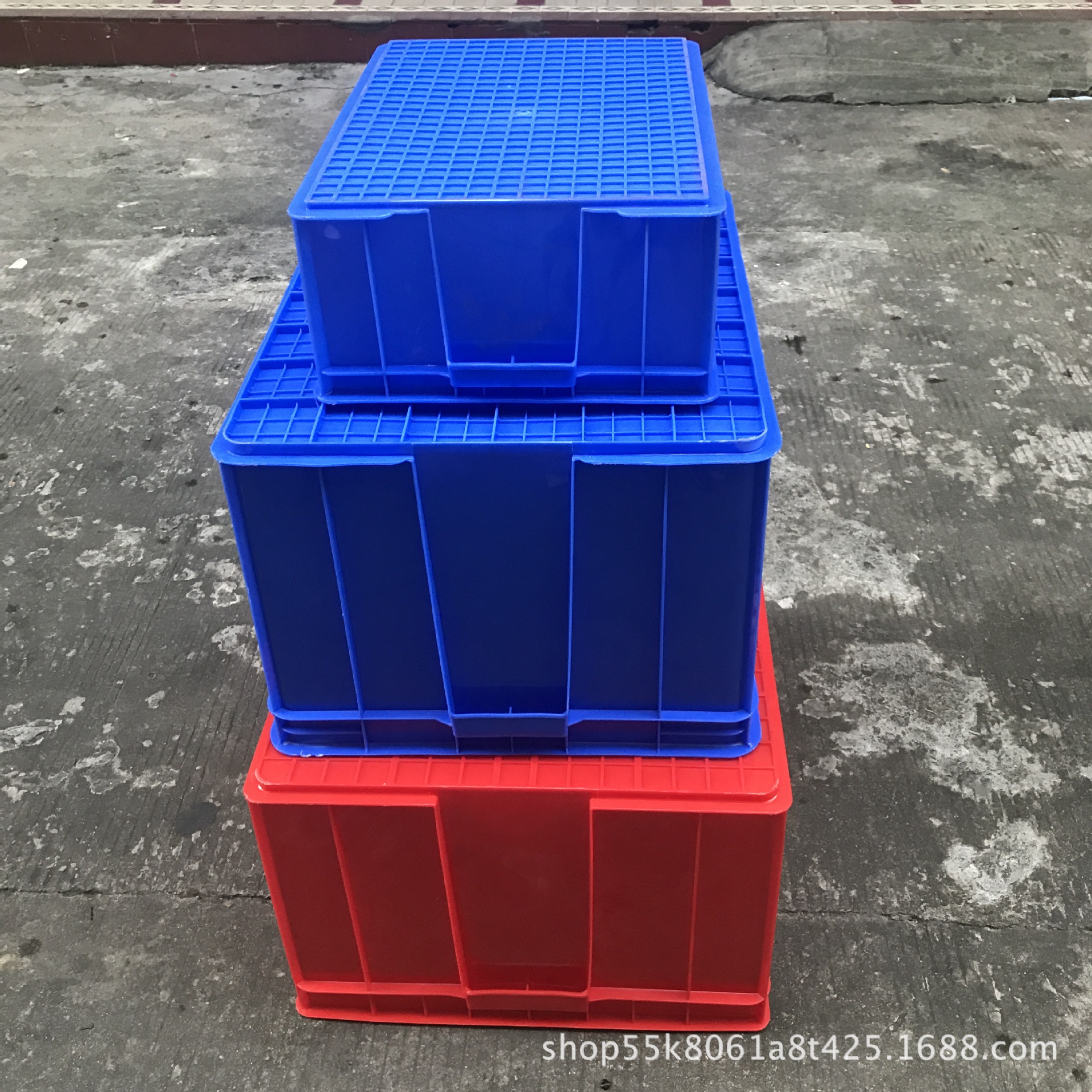 供应静电电路板分隔箱-PP塑料周转箱，物流胶箱，可内置隔