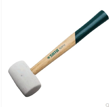 世达木柄白胶锤橡胶锤橡皮锤皮榔头安装锤1-1.5磅92912-世达92913