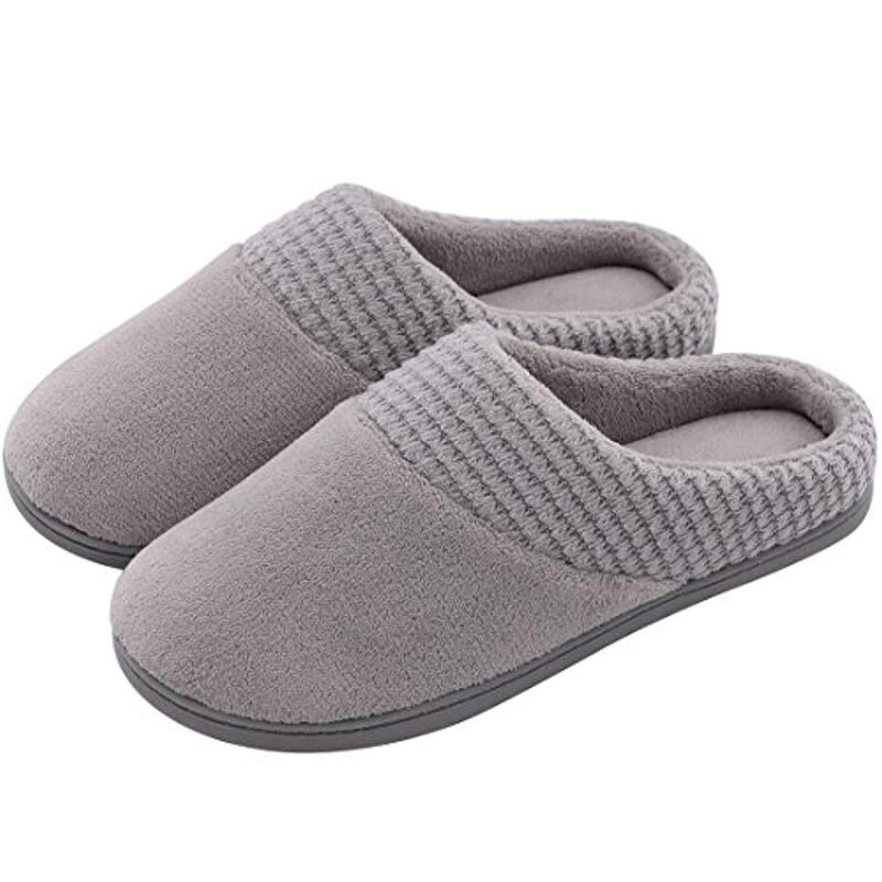 Slippers Cross-Border E-Commerce Amazon Women's Comfortable Terry Cloth Memory Foam Slippers Soft