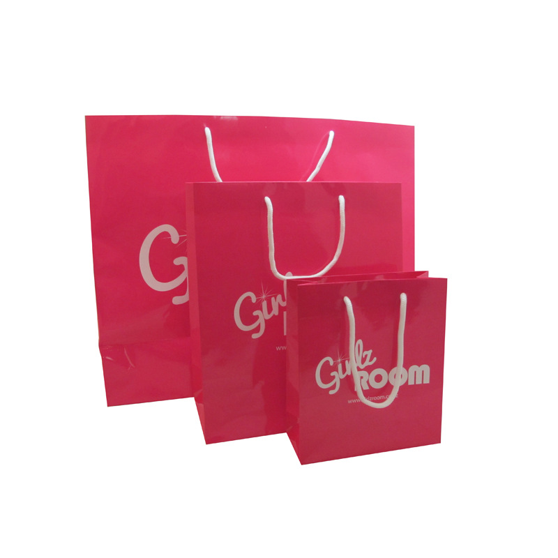 厂家做化妆品手提纸袋 彩印logo饰品手提袋 高档礼品纸袋手提