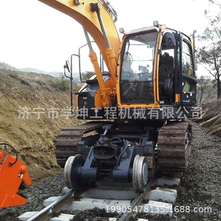 铁路挖掘机 公铁两用挖机 履带轮式均可改装