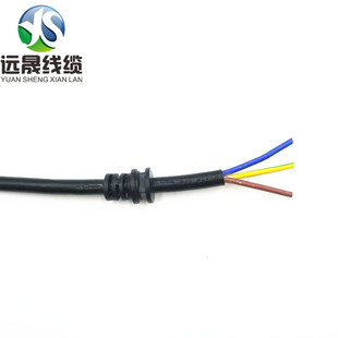 VDE���z�������͜���ȼ�Դ��H05RN-F 3*1.0SPβ�n�B�Ӿ��S��ֱ�N