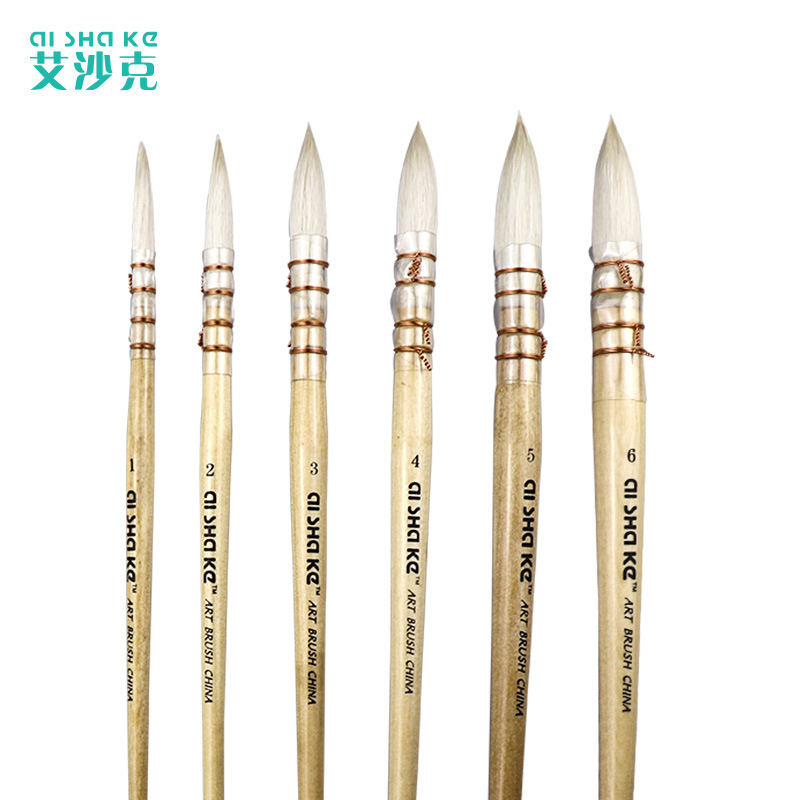 Esake fuente fábrica arte gouache acuarela aceite cepillo lana cabeza redonda acrílico pluma fregona cepillo