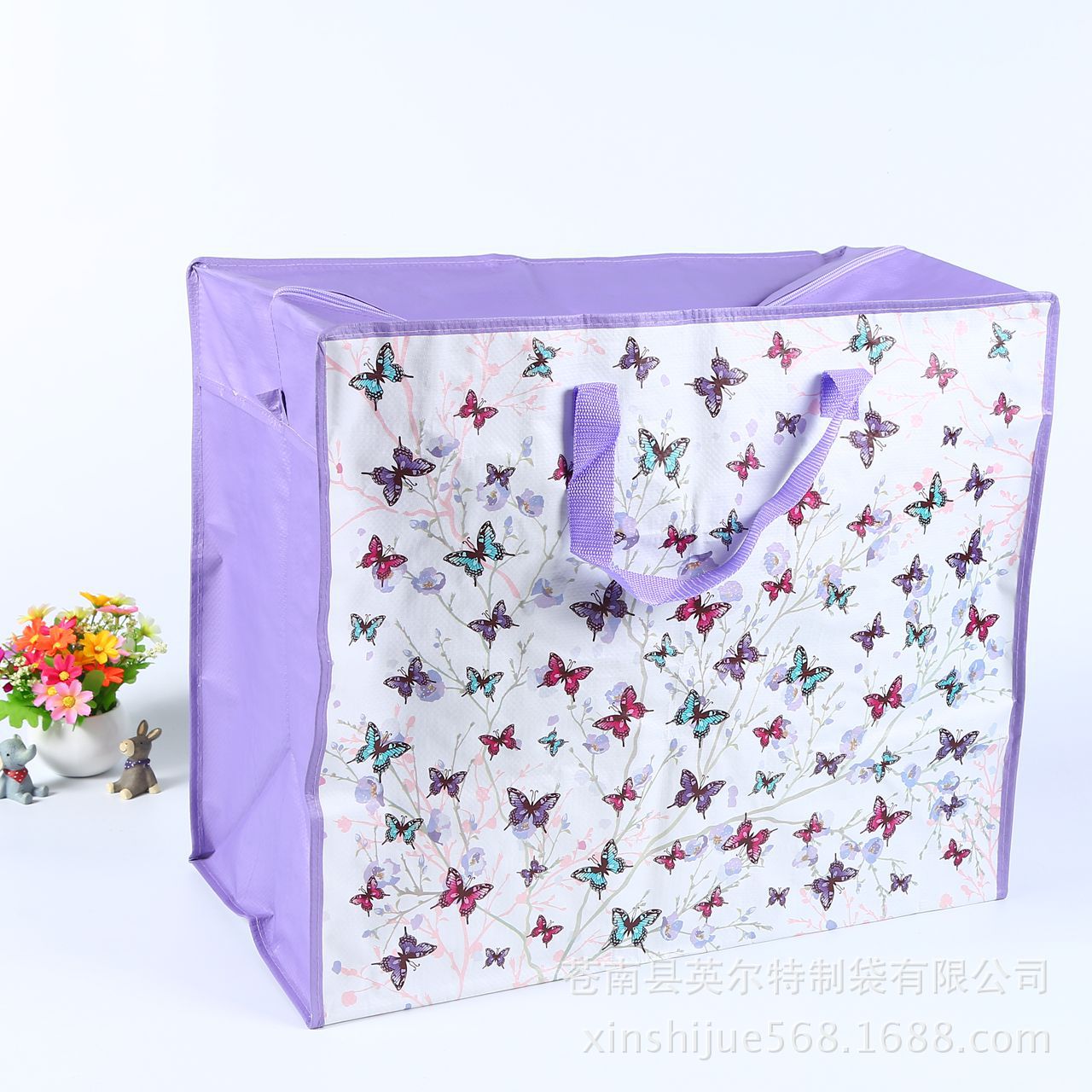 直销大容量覆膜搬家袋 覆膜编织袋打包行李托运学生棉被收纳袋