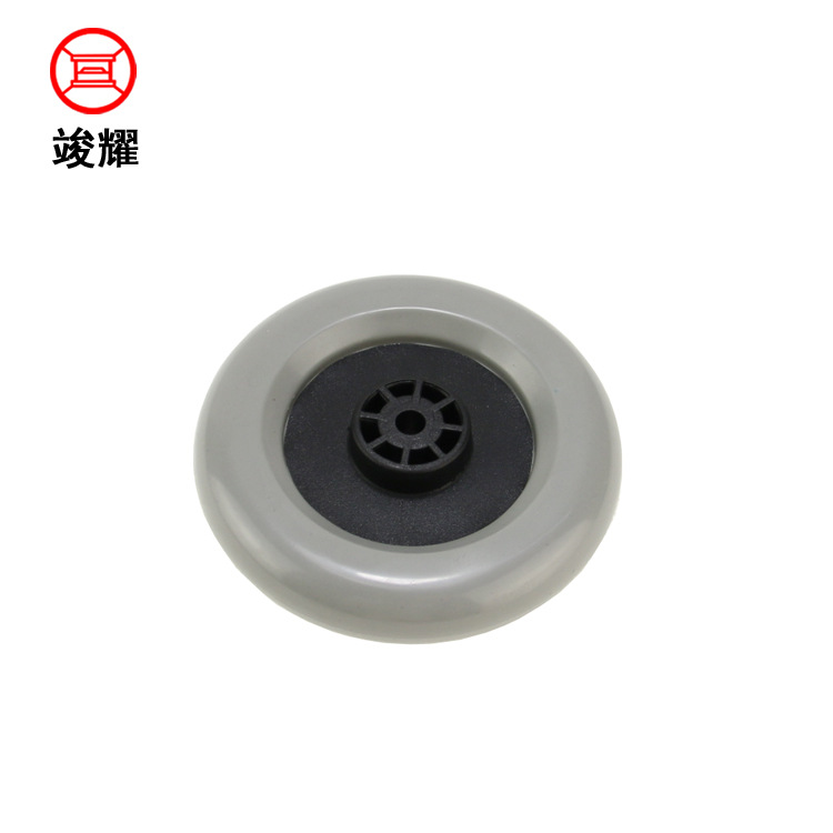 厂家供应3寸轮PVC轮椅轮医疗护理器械用脚轮优质脚轮