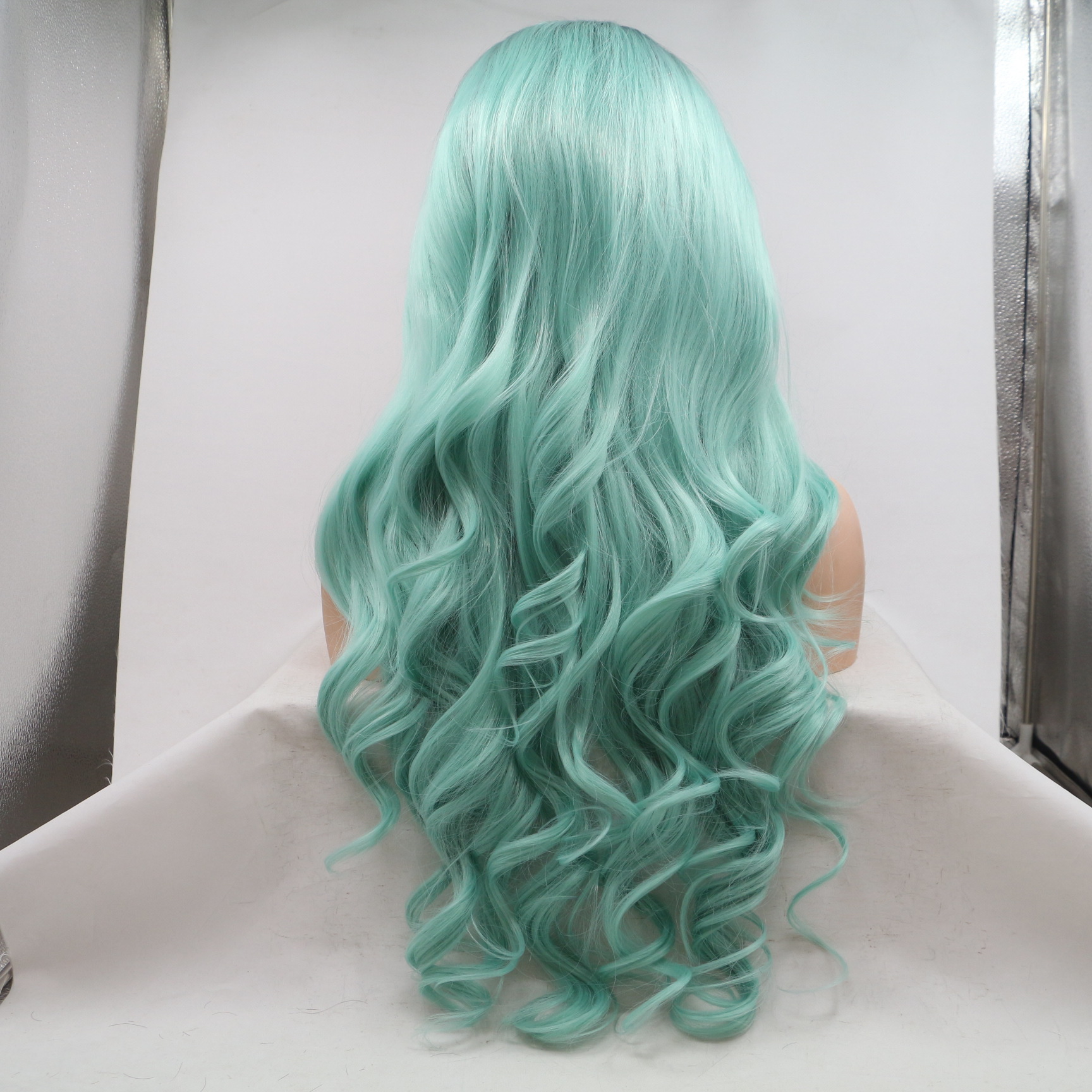 NEWLOOK PW1035 nueva moda peluca de cabello largo peluca de encaje peluca de enseñanza