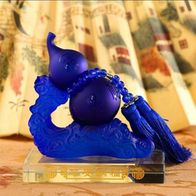automobile gourd Perfume seat Colored glaze brave troops The car ornament crystal Car perfume The car originality Decoration
