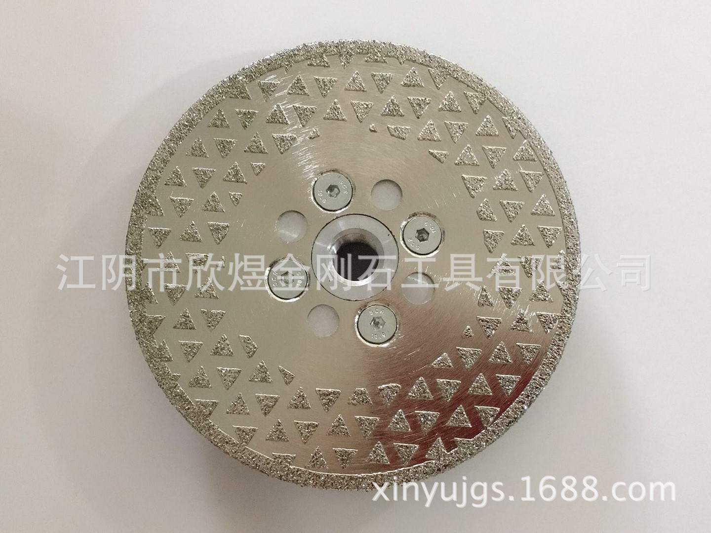 厂家直销电镀金刚石锯片 满天星锯片 大理石切割片 正反各四孔