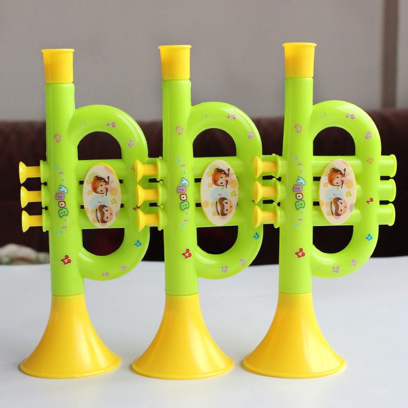 cartoon realistic trumpet