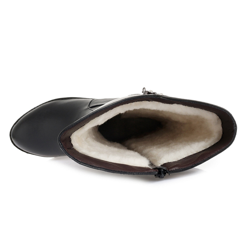 Bottes femme QI ZHONGQI en En cuir - Ref 3355062 Image 4