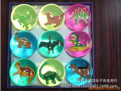 XD46厂家直销45立体动物恐龙| 儿童热销弹力球| 跳跳球玩具球|ms