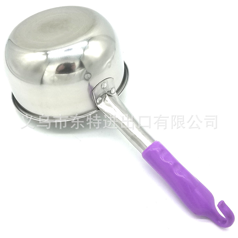 Factory direct sales of stainless steel water spoons, thickened water ladles, long-handled water ladles, porridge and soup ladles, long-handled soy milk ladles, soup shells, kitchenware detail image 5