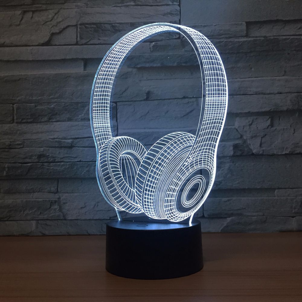 3D立体错觉灯 跨江大桥七彩触摸变色视觉灯 亚克力