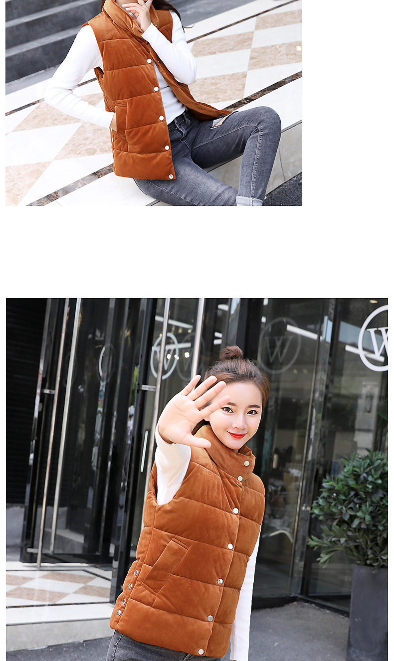 Gilet femme MARQUE INDéPENDANTE en Velours d or - Ref 3317344 Image 33