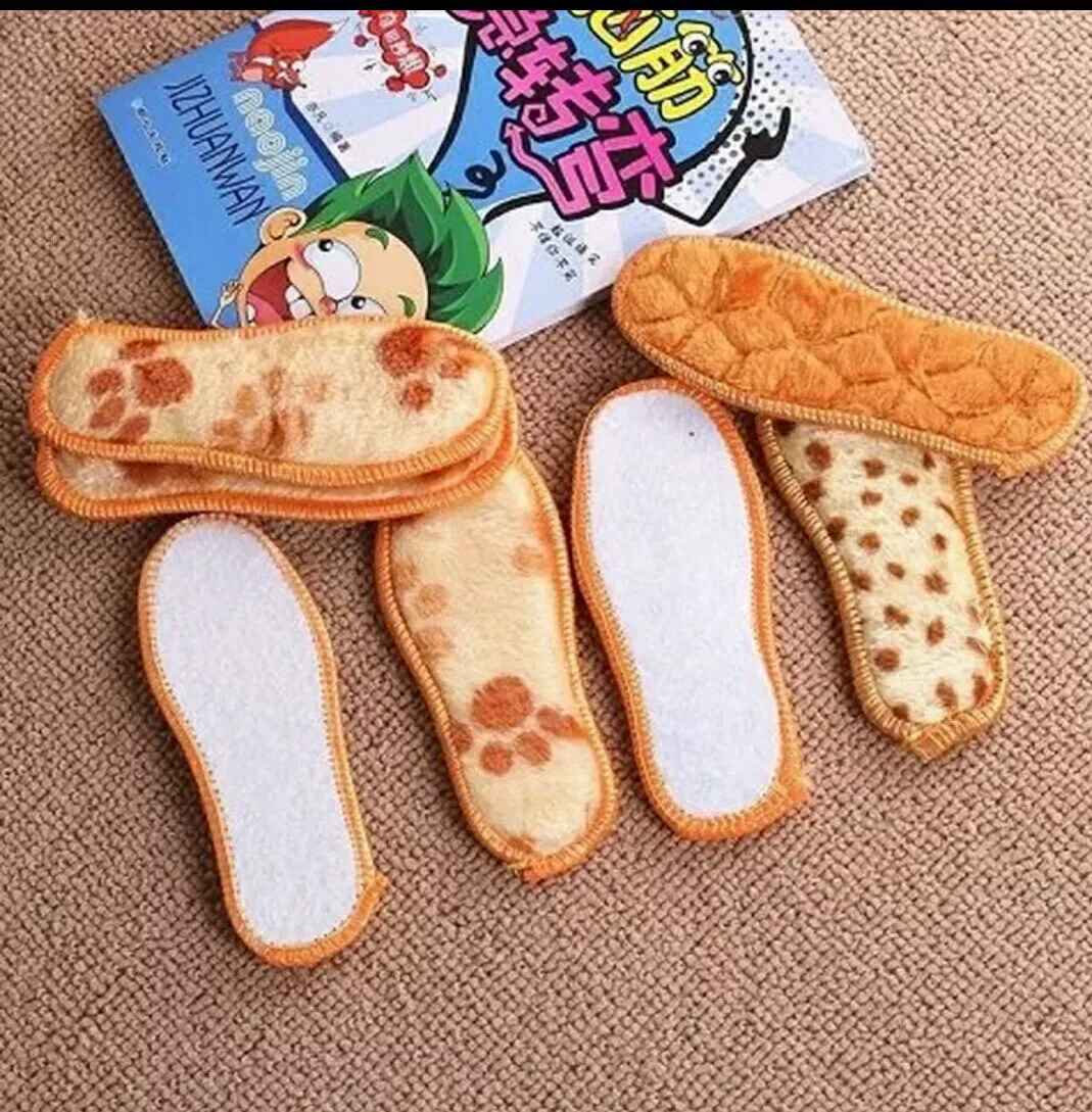 迈足通 Keep warm children's fleece comfortable insoles