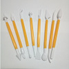 8 sets Ultralight clay suit tool Paper clay Soft clay children manual diy parts major Embossing mould