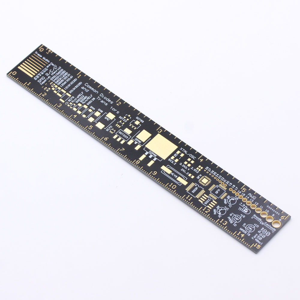 PCB Ruler PCB工程用尺 PCB封装单位 15CM/20CM/25CM 沉金工艺-阿里巴巴