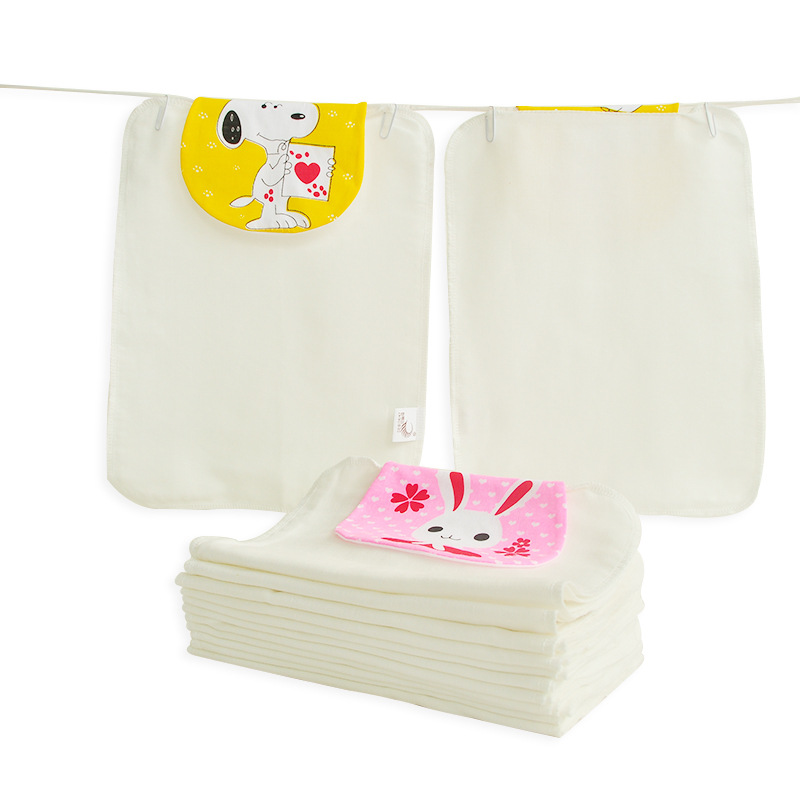 Aishimiao 2023 New Arrival Sweat Towel Pure Cotton Baby Absorbent Towel Four-Layer Gauze Baby Back Support Towel Wholesale