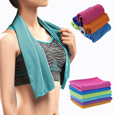 Manufactor Direct selling Basketball badminton cooling Cold Ice towel yoga Tennis Quick drying motion towel men and women Cold towel