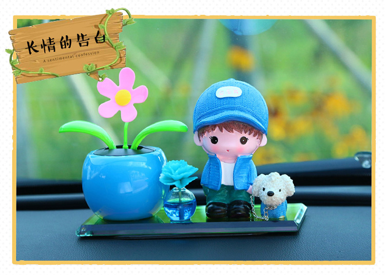 Car decoration car perfume Cartoon Doll car ornaments creative shake head doll personality beautiful car accessories