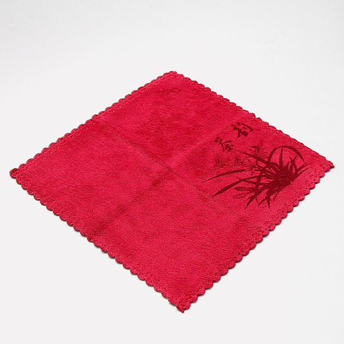[Source Factory] Large tea towel is absorbent and thickened, coffee table rag, tea set accessories, customized tea towel, 100% cotton
