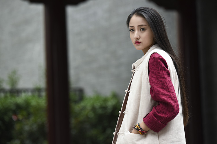 Gilet femme en lin - Ref 3434692 Image 36