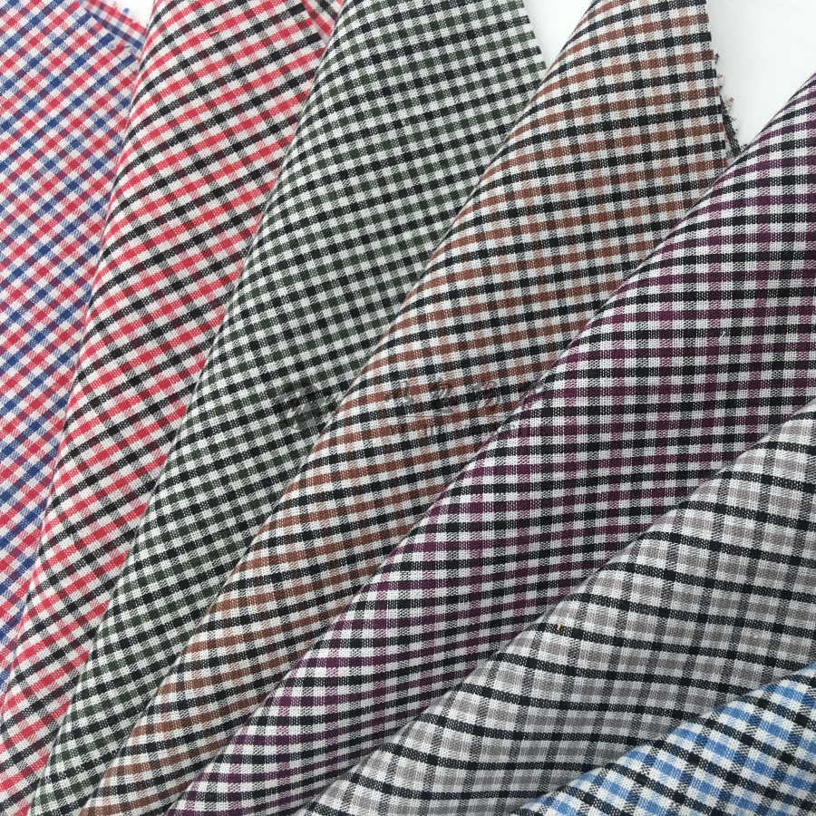 色织格子 时尚男女衬衫 全棉面料 厂家直销 现货供应 批发