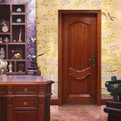 木门定制 卧室门室内门全实木 开放漆木门烤漆原木门套装厨房美式