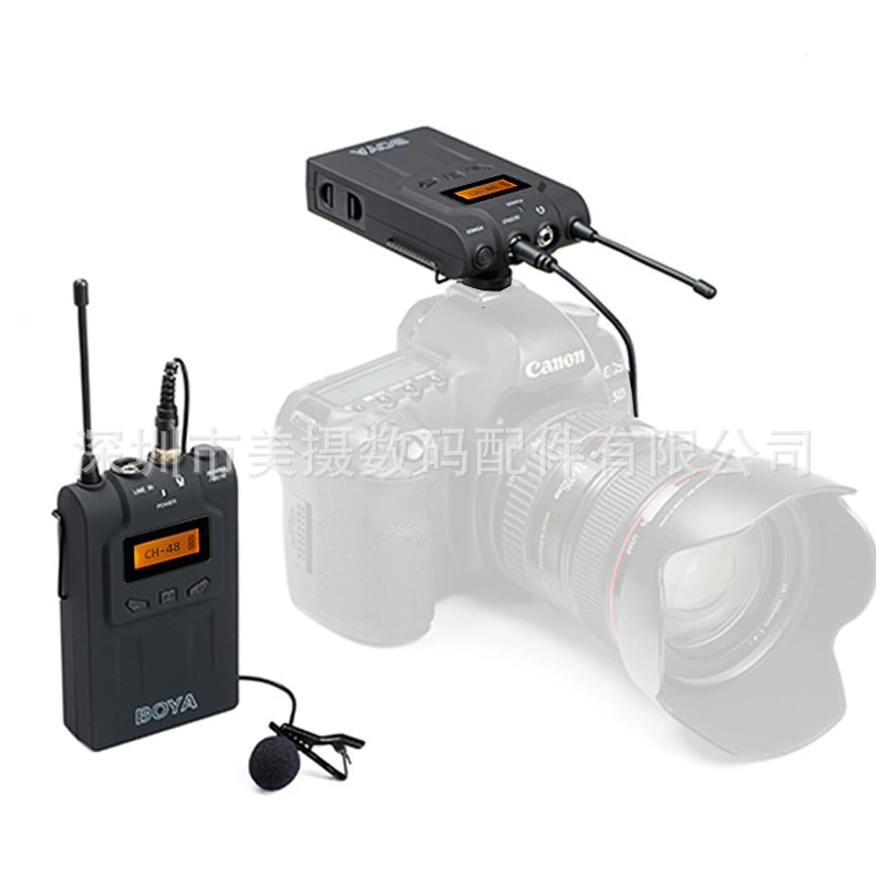 BOYA BY-WM8PRO-K1 WM6 one-to-one wireless lavalier microphone camera interview microphone