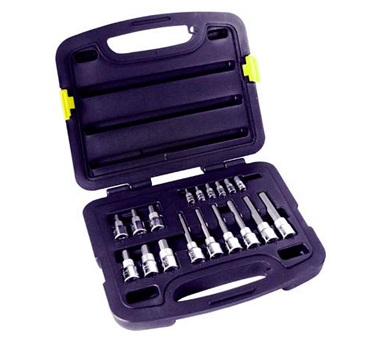 18件套6.3MM,12.5MM系列6角旋具套筒组套,史丹利