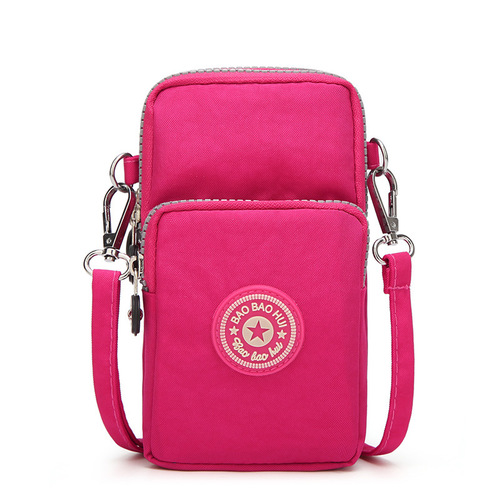 2024 New Korean Style Phone Bag Women's Crossbody Bag Necklace Wrist Bag Zero Wallet Mini Small Bag Vertical