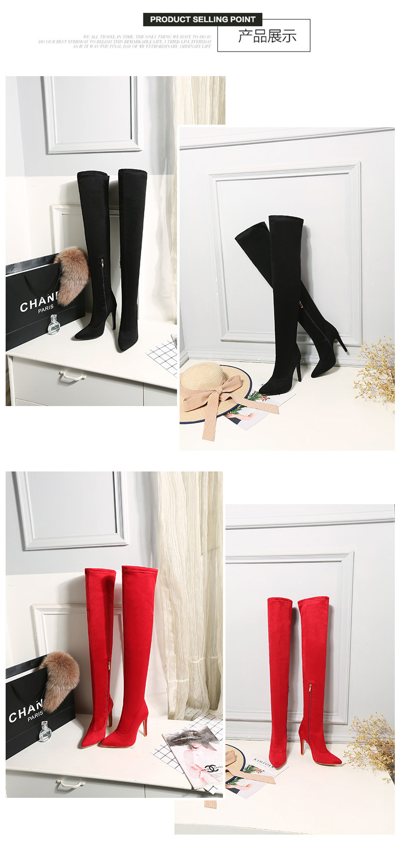 Bottes femme en Daim - Ref 3355064 Image 17