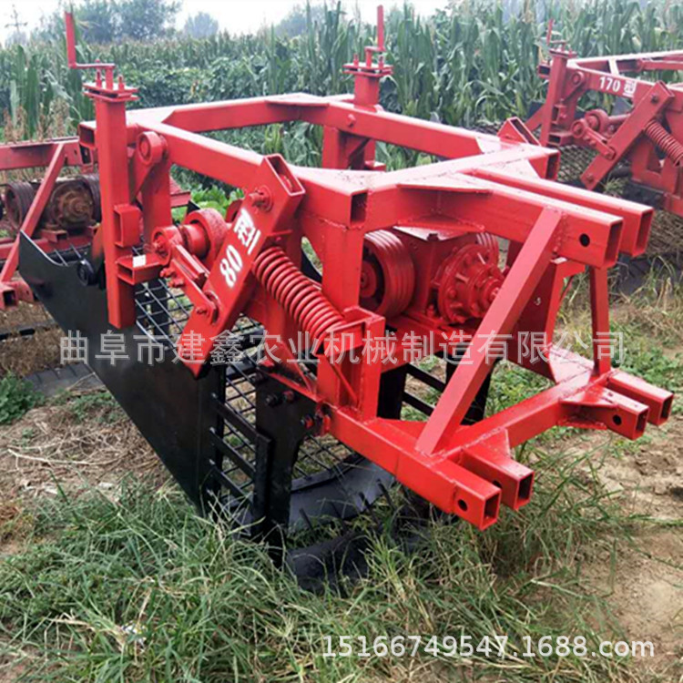 家用小型挖药机图片丹参收割机新款链条黄芪挖掘机起药机效果好