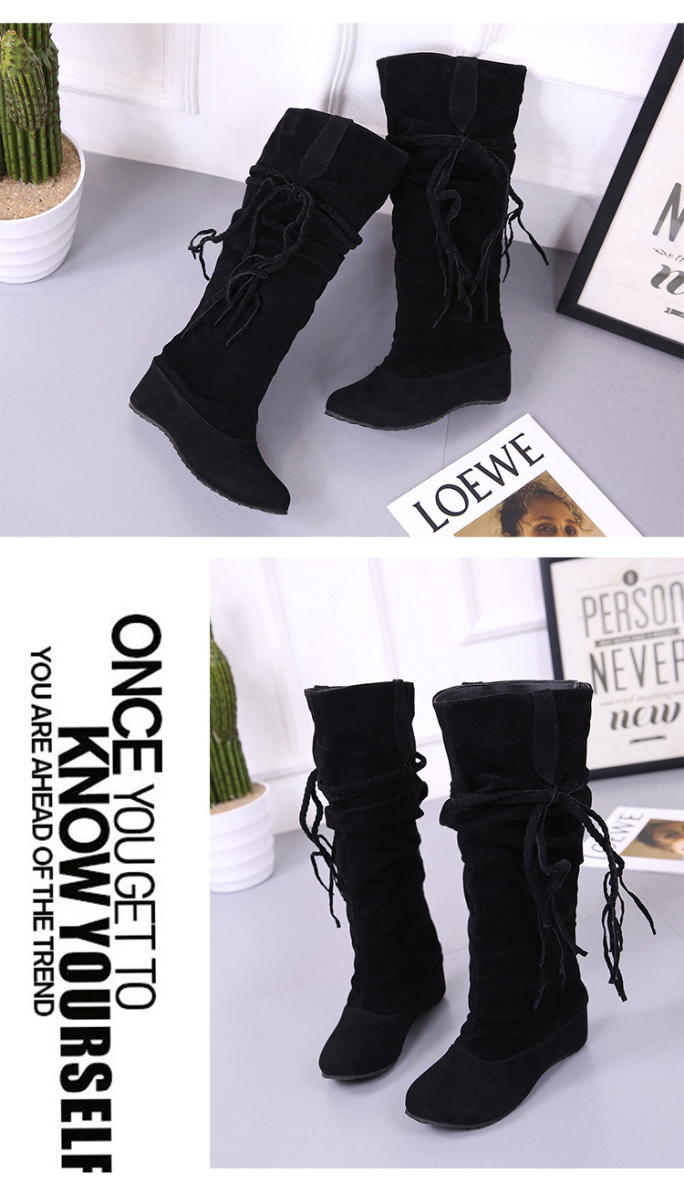 Bottes femme en Daim - Ref 3354693 Image 20