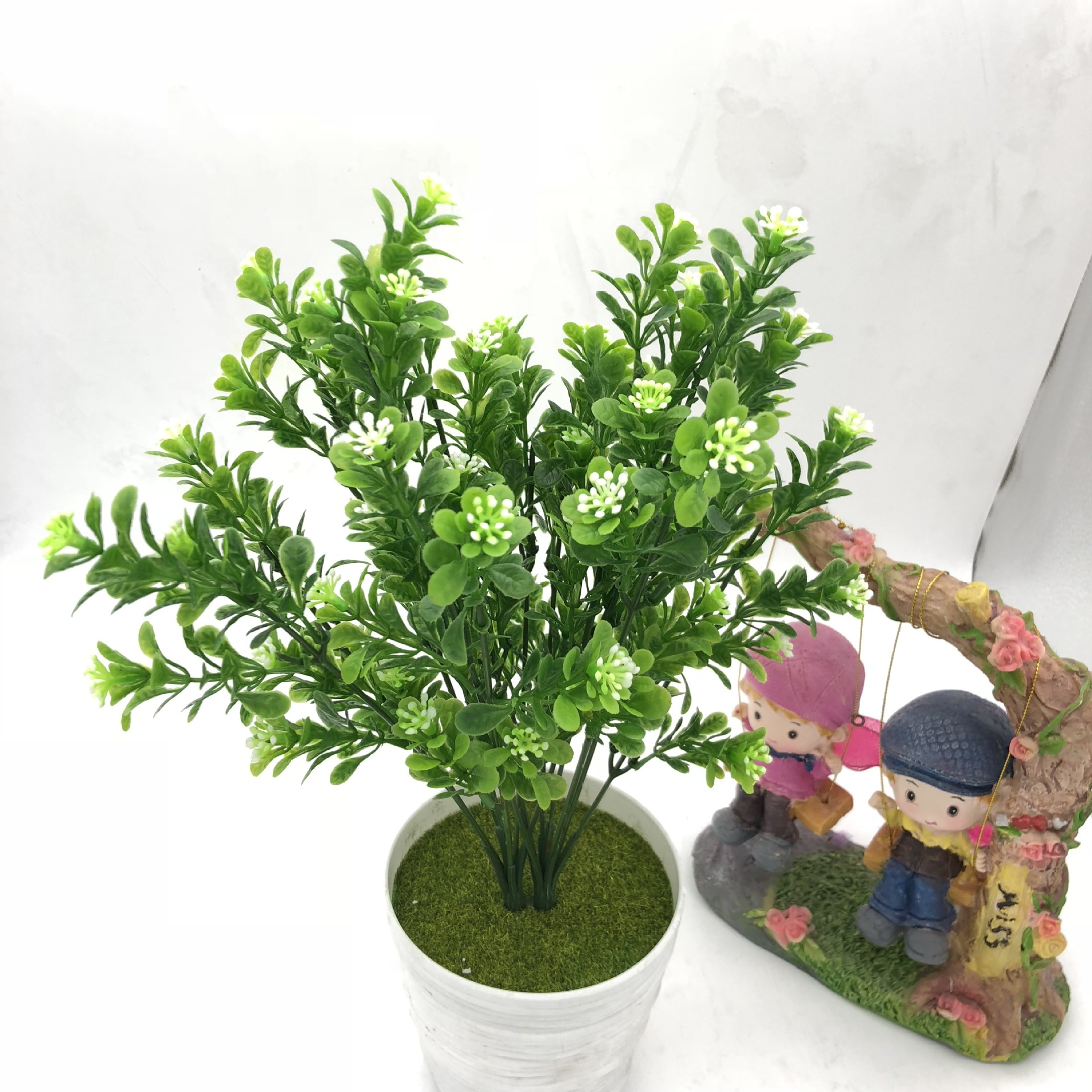 仿真花假花塑料花 米兰草 绿植绿化 家居酒店装饰 婚庆 植物