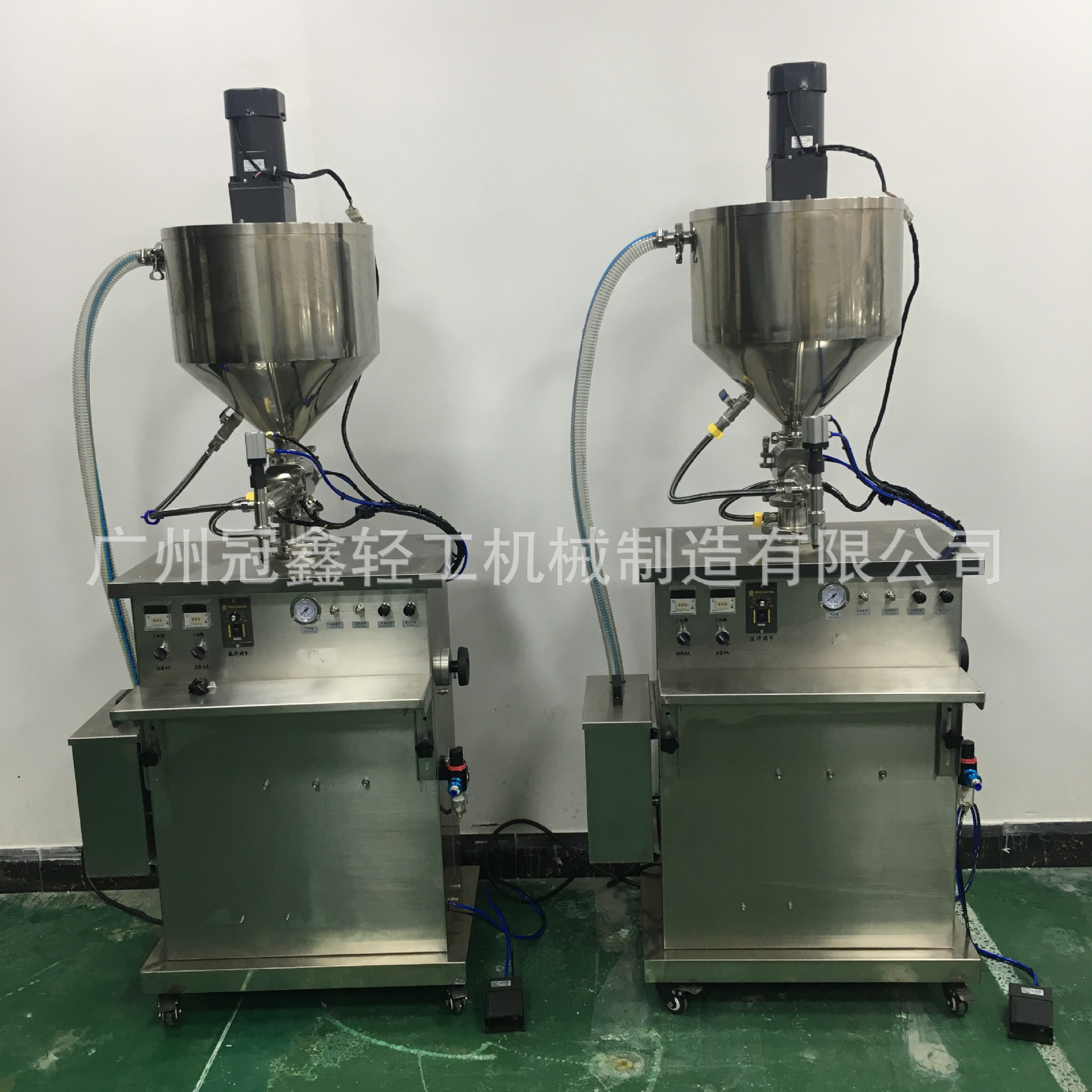 香膏搅拌加热灌装机 食用黄油恒温灌装机 药膏加热恒温灌装机