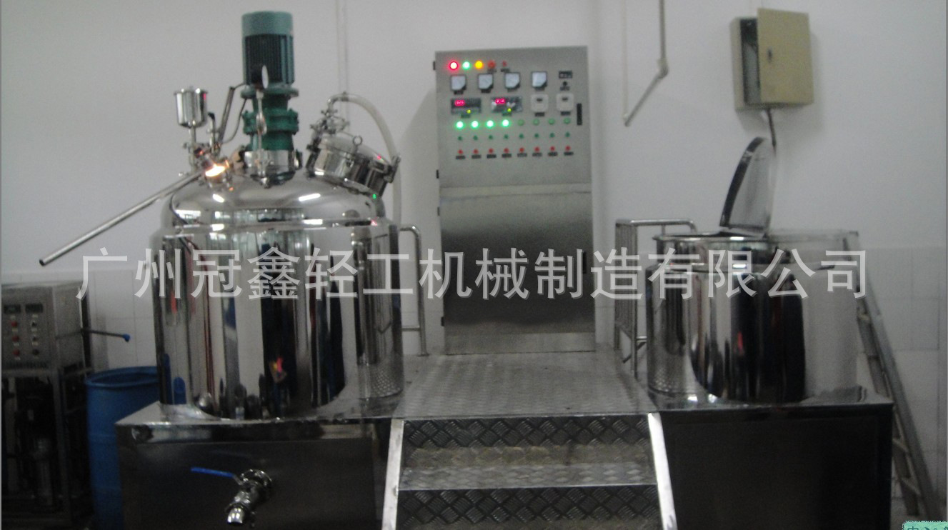 化妆品生产设备 真空均质乳化罐  高剪切均质乳化机 均质乳化锅