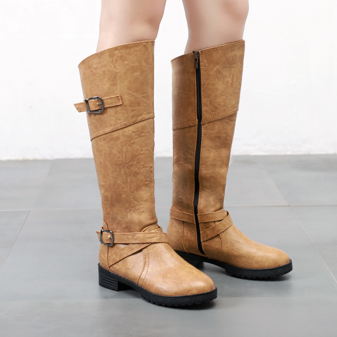 Bottes femme en PU artificiel - Ref 3354944 Image 37